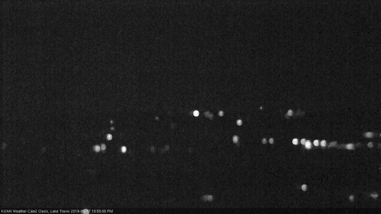 Lake Travis webcam, June 17, 2019 10:00 PM CT