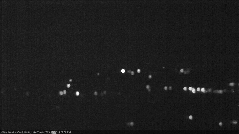 Lake Travis webcam, June 17, 2019 10:30 PM CT
