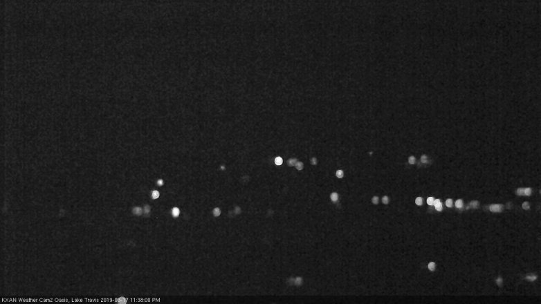 Lake Travis webcam, June 17, 2019 10:40 PM CT