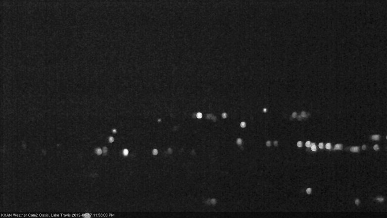 Lake Travis webcam, June 17, 2019 10:55 PM CT