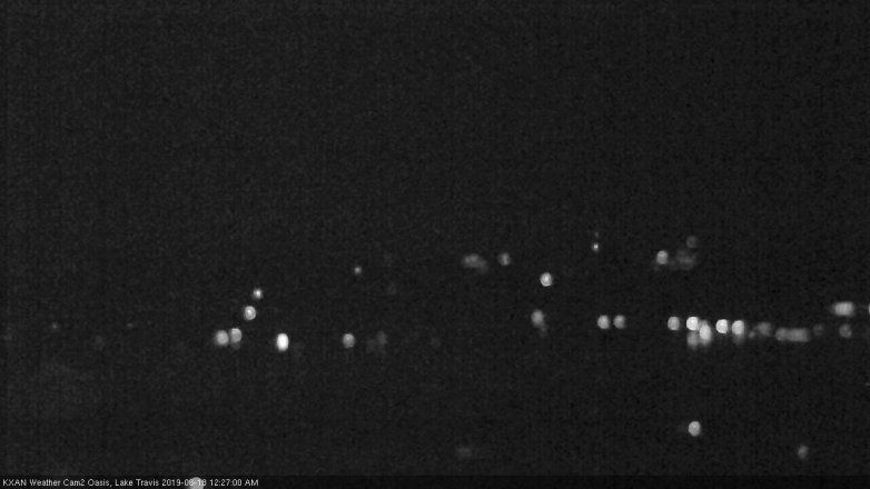 Lake Travis webcam, June 17, 2019 11:30 PM CT