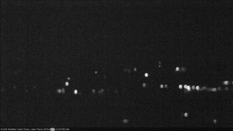 Lake Travis webcam, June 17, 2019 11:50 PM CT