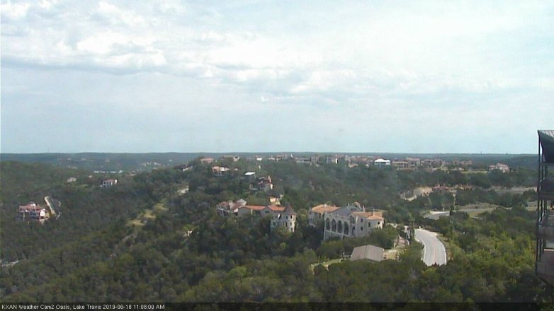 Lake Travis webcam, June 18, 2019 10:10 AM CT