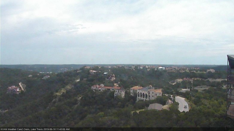 Lake Travis webcam, June 18, 2019 10:45 AM CT