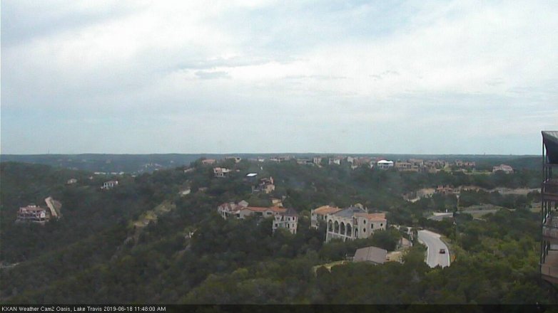 Lake Travis webcam, June 18, 2019 10:50 AM CT