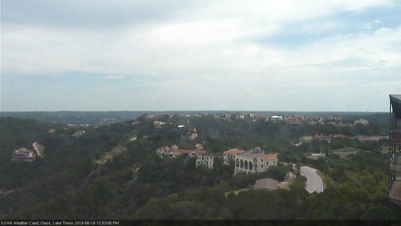 Lake Travis webcam, June 18, 2019 11:05 AM CT