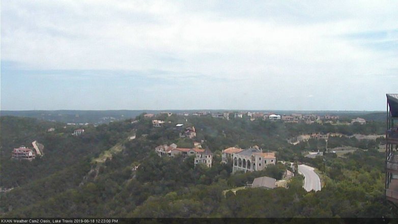 Lake Travis webcam, June 18, 2019 11:25 AM CT