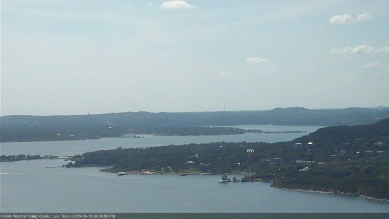 Lake Travis webcam, June 18, 2019 3:40 PM CT