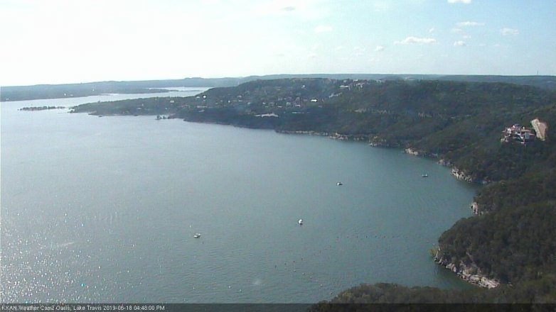 Lake Travis webcam, June 18, 2019 3:50 PM CT