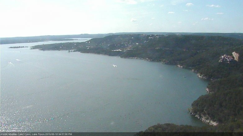Lake Travis webcam, June 18, 2019 4:00 PM CT