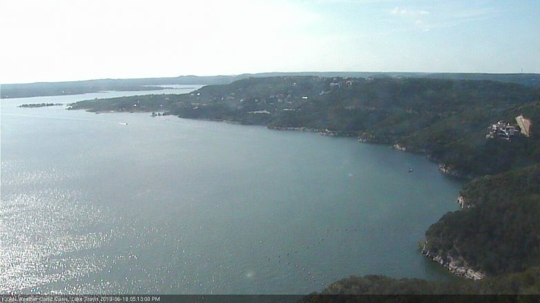 Lake Travis webcam, June 18, 2019 4:15 PM CT