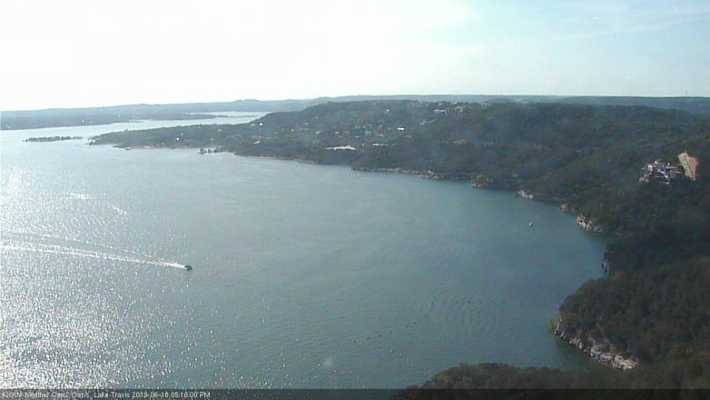Lake Travis webcam, June 18, 2019 4:20 PM CT