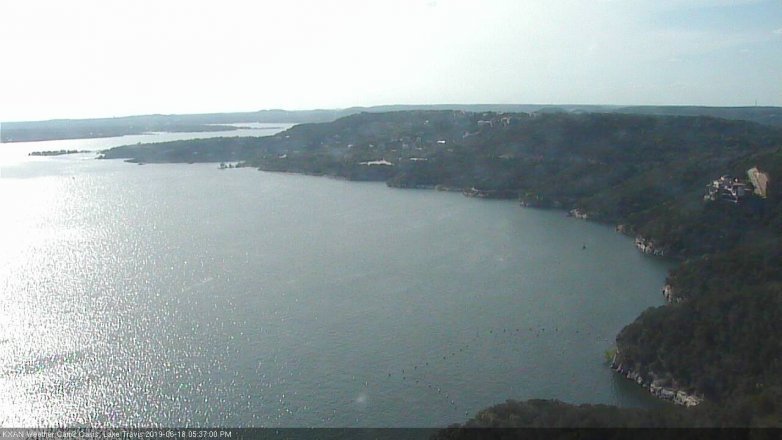 Lake Travis webcam, June 18, 2019 4:40 PM CT