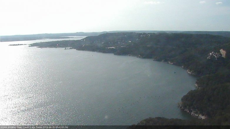 Lake Travis webcam, June 18, 2019 4:45 PM CT