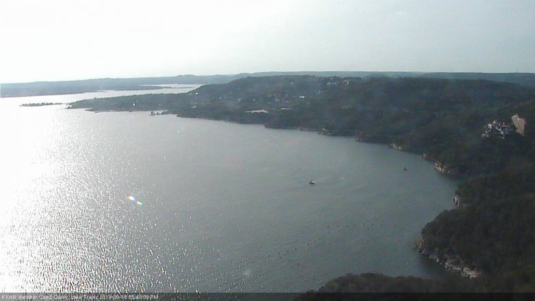 Lake Travis webcam, June 18, 2019 4:50 PM CT