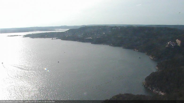 Lake Travis webcam, June 18, 2019 4:55 PM CT
