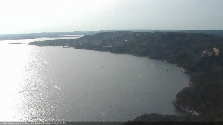 Lake Travis webcam, June 18, 2019 5:05 PM CT