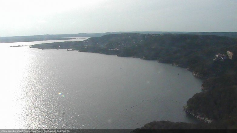Lake Travis webcam, June 18, 2019 5:10 PM CT