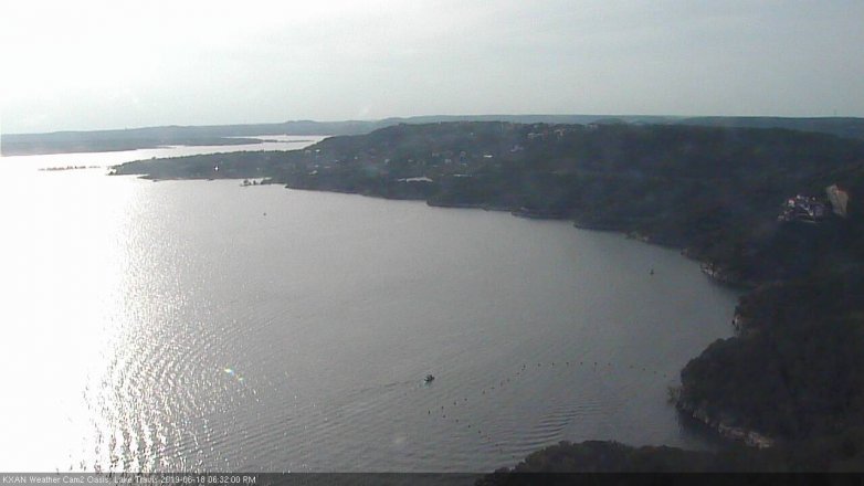 Lake Travis webcam, June 18, 2019 5:35 PM CT