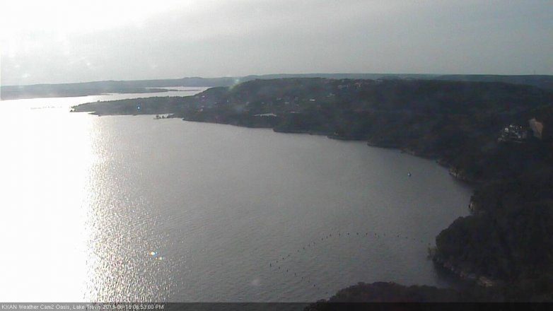 Lake Travis webcam, June 18, 2019 5:55 PM CT
