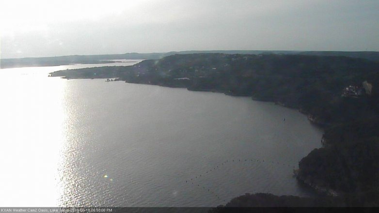 Lake Travis webcam, June 18, 2019 6:00 PM CT