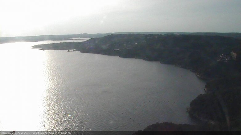 Lake Travis webcam, June 18, 2019 6:10 PM CT
