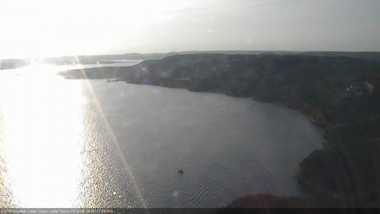 Lake Travis webcam, June 18, 2019 6:30 PM CT