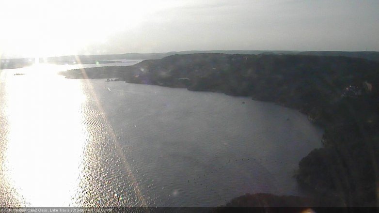 Lake Travis webcam, June 18, 2019 6:35 PM CT