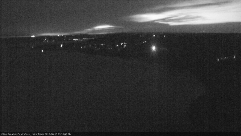 Lake Travis webcam, June 18, 2019 8:15 PM CT