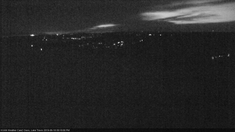 Lake Travis webcam, June 18, 2019 8:20 PM CT