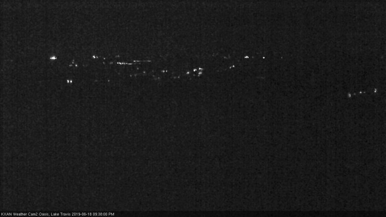 Lake Travis webcam, June 18, 2019 8:40 PM CT