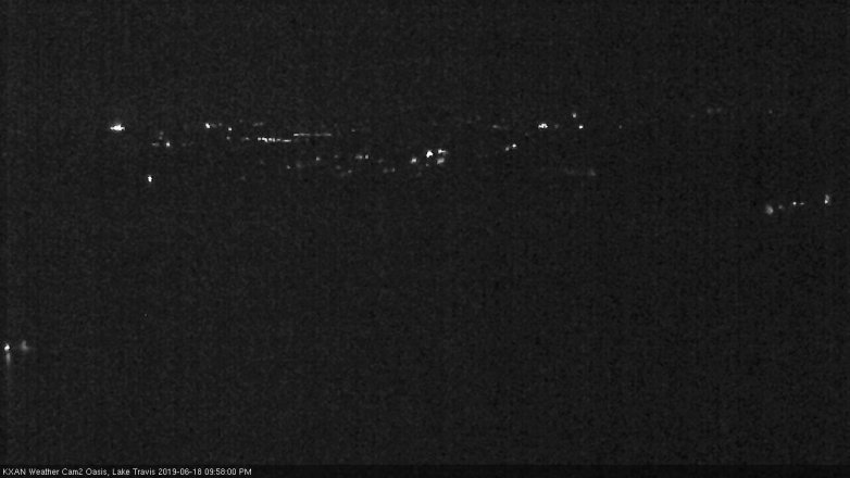 Lake Travis webcam, June 18, 2019 9:00 PM CT