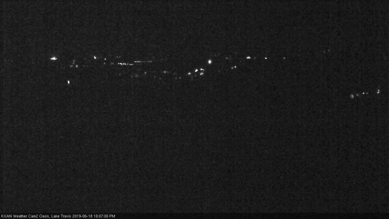 Lake Travis webcam, June 18, 2019 9:10 PM CT