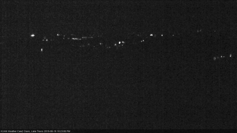Lake Travis webcam, June 18, 2019 9:25 PM CT