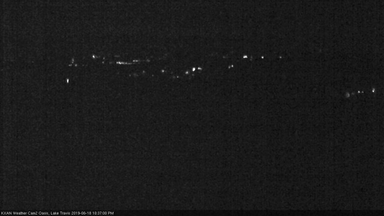 Lake Travis webcam, June 18, 2019 9:40 PM CT