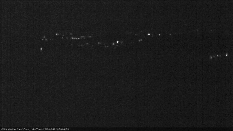 Lake Travis webcam, June 18, 2019 9:55 PM CT
