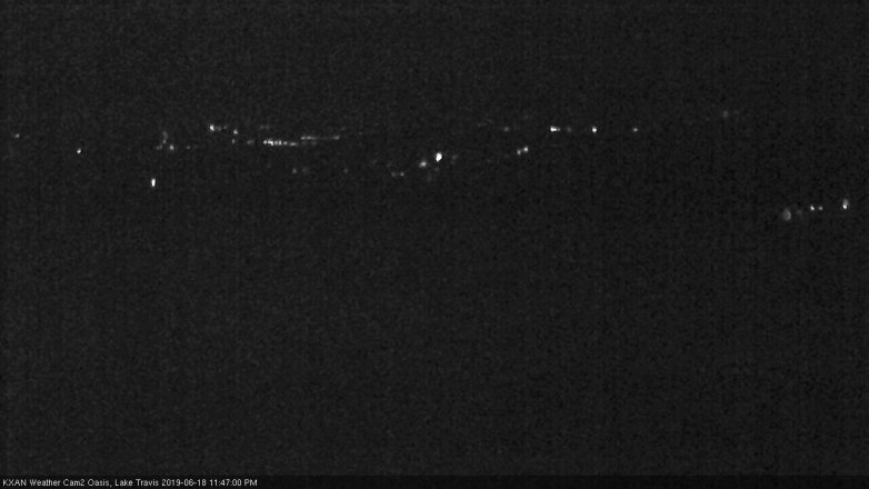 Lake Travis webcam, June 18, 2019 10:50 PM CT