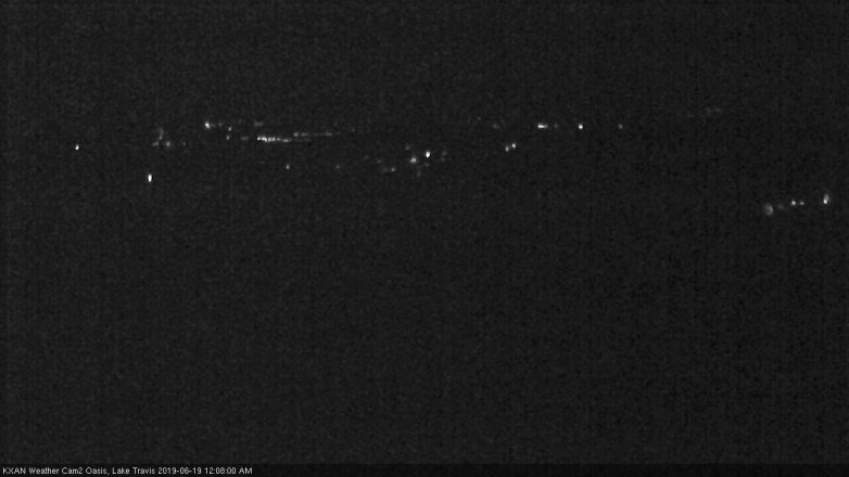 Lake Travis webcam, June 18, 2019 11:10 PM CT