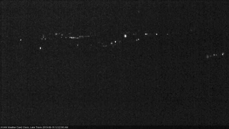 Lake Travis webcam, June 18, 2019 11:25 PM CT