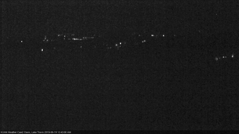 Lake Travis webcam, June 18, 2019 11:45 PM CT