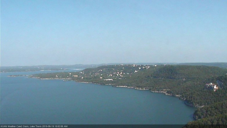 Lake Travis webcam, June 19, 2019 9:05 AM CT