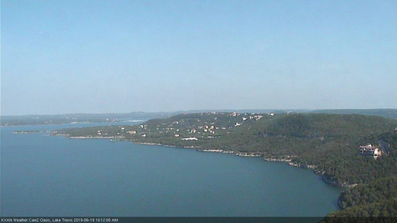 Lake Travis webcam, June 19, 2019 9:15 AM CT