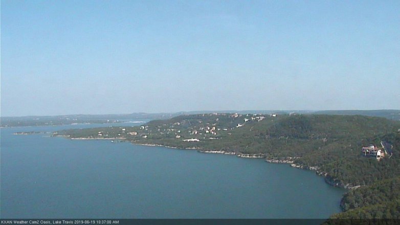 Lake Travis webcam, June 19, 2019 9:40 AM CT