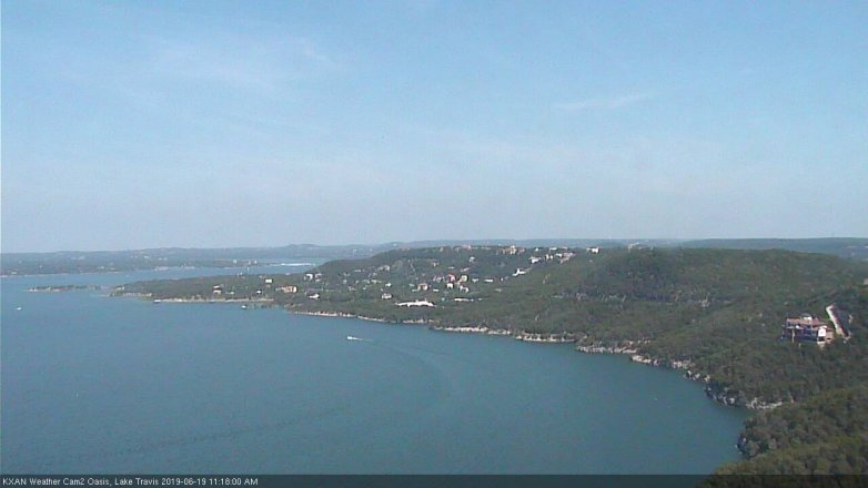 Lake Travis webcam, June 19, 2019 10:20 AM CT