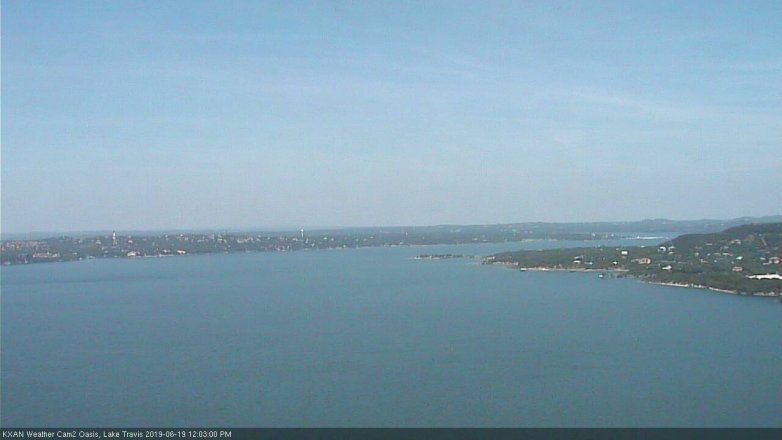 Lake Travis webcam, June 19, 2019 11:05 AM CT