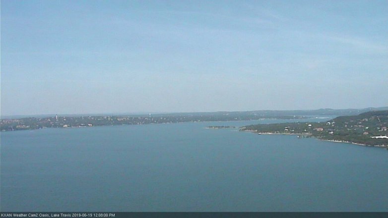 Lake Travis webcam, June 19, 2019 11:10 AM CT