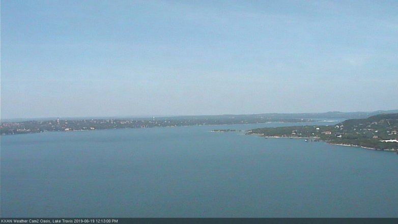 Lake Travis webcam, June 19, 2019 11:15 AM CT