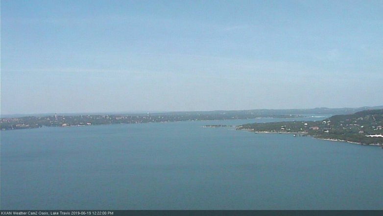 Lake Travis webcam, June 19, 2019 11:25 AM CT