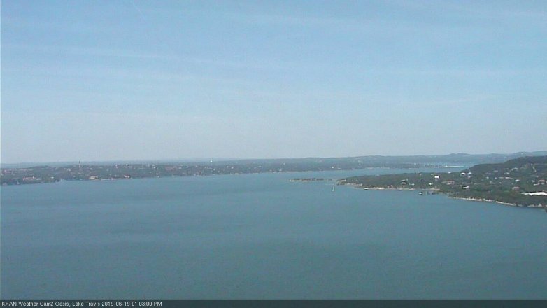 Lake Travis webcam, June 19, 2019 12:05 PM CT