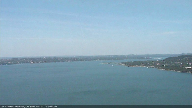 Lake Travis webcam, June 19, 2019 12:10 PM CT